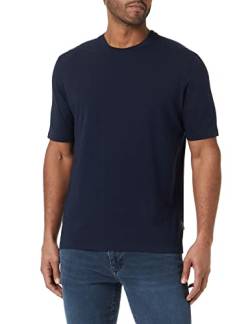 Sisley Herren 3I1XS101J T-Shirt, Dark Blue 06U, M von SISLEY