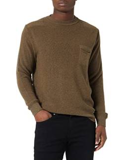 Sisley Herren L/S 103ES100Q Sweater, Brown 95A, M von SISLEY