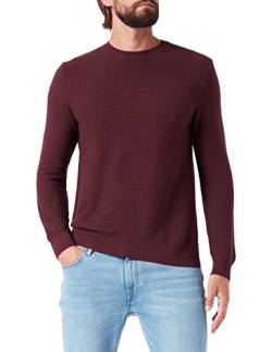 Sisley Herren L/S 1041S100O Sweater, Burgundy 912, S von SISLEY