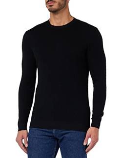 Sisley Men's L/S 1098S101D Sweater, Black 903, L von SISLEY