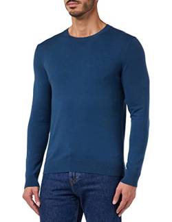 Sisley Men's L/S 10F2S1C78 Sweater, Blue 37T, M von SISLEY