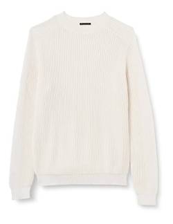 Sisley Men's L/S 118ZS101E Sweater, White 903, L von SISLEY