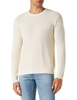 Sisley Men's L/S 1336S101C Sweater, Creamy White 902, XXL von SISLEY