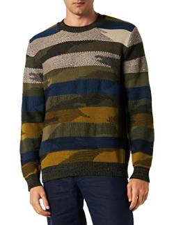 Sisley Men's L/S 1398T101G Sweater, Multicolor 911, M von SISLEY