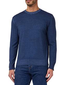Sisley Men's L/S 18BAS101N Sweater, Blue 97T, S von SISLEY