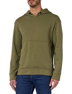 Sisley Men's Sweater W/Hood 3BMRS200A Sweatshirt, Military Green 22Y, XL von SISLEY