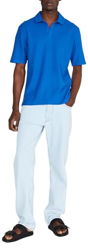 Sisley Mens H/S 35T9S300E Polo Shirt, Bright Blue 07V, XXL von SISLEY
