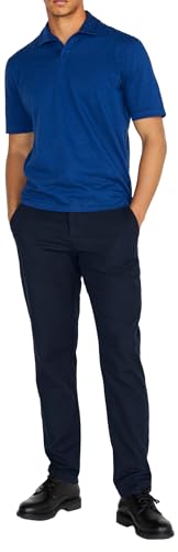Sisley Mens H/S 37H3S300F Polo Shirt, Bright Blue 901, XL von SISLEY