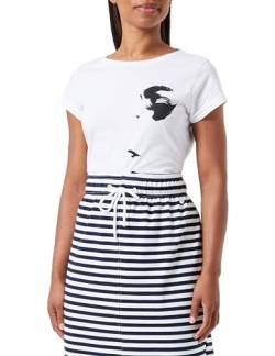 Sisley Womens 3096L101W T-Shirt, White Print 911, Large von SISLEY
