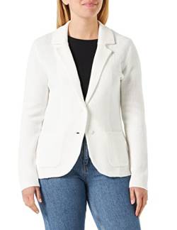 Sisley Womens Jacket 12C1M6385 Cardigan Sweater, White 074, S von SISLEY