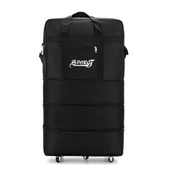 SIUKE Erweiterbarer Faltbarer Koffer zusammenklappbare rollende Reisegepäcktasche für Männer und Frauen von SIUKE