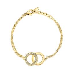 SIUMAL Armband Damen-Silber Rosegold Baum des Lebens Armbänder Damen Schmuck von SIUMAL