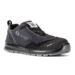 SIXTON Sicherheitsschuhe Auckland S3 SRC, Farbe:schwarz, Schuhgröße:42 (UK 8) von SIXTON