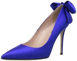 SJP by Sarah Jessica Parker Damen Lucille Pumps mit spitzem Zehenbereich, Expert Blue Sat, 35 EU von SJP by Sarah Jessica Parker