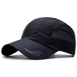 SJTJSPX Baseballkappe Damen Herren Sonnenhut Schnelltrocknend Basecap UV-Schutz Sommmerhut Atmungsaktive Baseball Cap Outdoor Sport Schirmmütze Einstellbar Snapback Hut für Golf Wandern Laufen von SJTJSPX