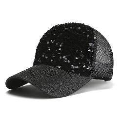 SJTJSPX Baseballkappe Damen Mädchen Basecap Mesh Hut UV Schutz Sonnenhut Sommer Baseballmütze Verstellbar Truckercap Outdoor Snapback Kappe Freizeit Mode Schirmmütze für Reisen Strand Urlaub von SJTJSPX