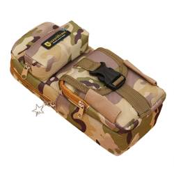 SJTJSPX Federmäppchen Große Kapazität Mäppchen mit Fächer Camouflage Federtasche Kinder Federmappe Mädchen Junge Teenager Pencil Case Schlamppermäppchen Multifunktional Stiftetasche für Schule Büro von SJTJSPX