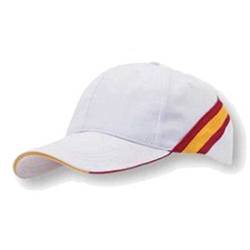 Weißer Hut mit Spanien-Flagge, verstellbar von SK