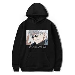 SKAYWHUK Anime Hoodies Gojo Satoru Hoodies Pullover Neuheit Kapuzenpullover Mantel für Männer Frauen Jugend von SKAYWHUK