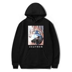 SKAYWHUK Anime Hoodies Gojo Satoru Hoodies Pullover Neuheit Kapuzenpullover Mantel für Männer Frauen Jugend von SKAYWHUK