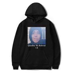 SKAYWHUK Quackity Merch Quackity My Beloved Prined Hoodie Pullover Unisex Game Langarm-Sweatshirt mit Tasche von SKAYWHUK