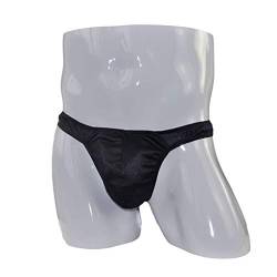 SKFLABOOF String Tanga Herren Sissy Dessous Männer Unterhose Herren Badestring Männer PVC Slip Sexy Unterwäsche Weiss Unterhosen Männer XXL Unterhosen Männer Weiß von SKFLABOOF