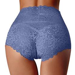 SKFLABOOF Tanga Damen Sexy Spitze Slips Hautfarbene Nahtlose Pantys Hautfarbene Hipsters Nahtlose Brazilian Taillenslip Tangas Seamless Erotische Miederhose Dessus Body von SKFLABOOF