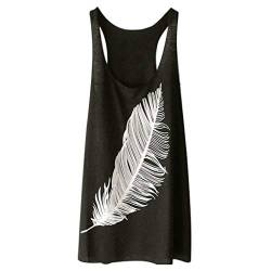 SKFLABOOF Top Damen Sommer Tank Top Lang Y2K Tanktops Sommer Top Trägerloses Sexy Tanktop T Schirts Party Outfit Basic Gym Baseball Festliche Damenblusen Trägershirt von SKFLABOOF