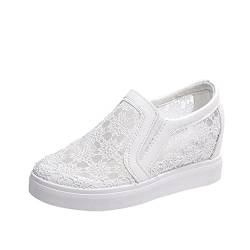 Sneaker Damen Spitze Sommerschuhe Bunt Platform Canvas Schuhe Frühling Elieberlin Hochzeit Turnschuhe Trachtenschuhe Sommer Comfort Brautschuhe Ortopädicheschuhe -Sale Mesh Hohle Boots Sabots von SKFLABOOF