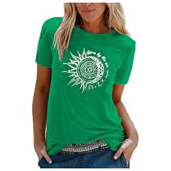 Tshirts Women - T Schirt Damen Locker Lässig Sommer Sale Shirts Tops Oberteile Mit Aufdruck Kurzarm Tshirt T Shirt Batik Ausgefallene Bluse Damenshirts Pullover von SKFLABOOF