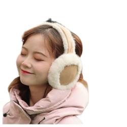 SKICEE Winter Ohrenwärmer Damen Unisex Plüsch Ohrenschützer Faltbare Warme Weiche Ohrenschutz Outdoor Faux Fur Earmuffs für Damen Herren (Braun) von SKICEE