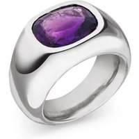 SKIELKA DESIGNSCHMUCK Silberring Amethyst Ring 13x10 mm (Sterling Silber 925) (1-tlg), hochwertige Goldschmiedearbeit aus Deutschland von SKIELKA DESIGNSCHMUCK