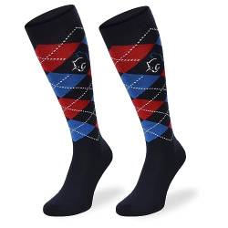 SKIETY Baumwollsocken – Reitsachen – Kniestrümpfe Herren & Damen & Kinder – Damen-kniestrümpfe – Reitsocken Damen & Kinder – Reitsachen Mädchen von SKIETY