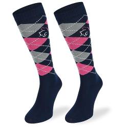 SKIETY Baumwollsocken – Reitsachen – Kniestrümpfe Herren & Damen & Kinder – Damen-kniestrümpfe – Reitsocken Damen & Kinder – Reitsachen Mädchen von SKIETY