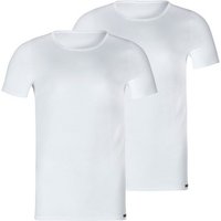 Skiny T-Shirt 2er Pack Crew-Neck Shirts mit körpernahem Schnitt von SKINY