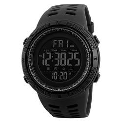 Skmei Digital-Armbanduhr für Herren, großes Display, Armband aus Kunstharz, mit Stoppuhr und Alarm, DG1251 von SKMEI