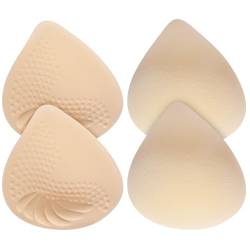 SKONVIC 2 Paar BH Einlagen BH-Pads Push up Atmungsaktive BH Cups Einsätze für Damen Bademode Bikinis Unterwäsche (2 Paar Beige, M) von SKONVIC