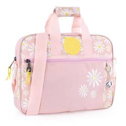 SKPAT - Arkentasche Kinder - Aktenkoffer Schule mit Verstellbarem, Abnehmbarem Schultergurt - Hochwertige und Elegante Kinder Aktenkoffer - Laptoptasche 133706, Rosa von SKPAT