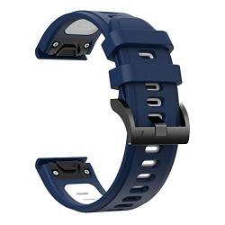 SKXMOD Silikon-Uhrenarmband mit Schnellentriegelung für Garmin Fenix 6 6X Pro 5X 5 Plus 3HR Enduro 935 945 S60 Smartwatch für Herren, 22 mm, Achat von SKXMOD