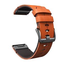 SKXMOD Smartwatch-Armband für Garmin Fenix 6 6S 6X Pro 5X 5 Plus 3HR 935 MK2 Enduro Schnellverschluss-Armband aus echtem Leder, 22 mm, 26 mm, 26mm For Fenix 6X 6XPro, Achat von SKXMOD