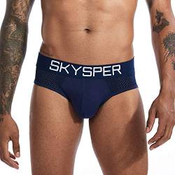 SKYSPER Herren Jockstrap Strings Tanga Boxersshorts Sexy Unterwäsche mit Bein Riemen Männer Sportunterwäsche Sport Unterhose von SKYSPER