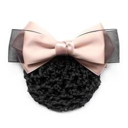 Damen-Haarnetz mit Schleife Damen-Haarnetz-Haarspange mit Schleife (Color : Colour 2, Size : Style 1) von SLEDEZ