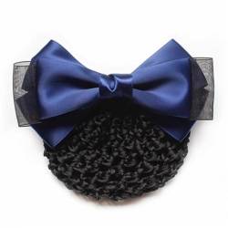 Damen-Haarnetz mit Schleife Damen-Haarnetz-Haarspange mit Schleife (Color : Colour 5, Size : Style 1) von SLEDEZ
