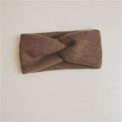 Gestricktes Stirnband für Frauen Damen Vintage Herbst und Winter Gestricktes Haarband (Color : Colour 4, Size : Free Size) von SLEDEZ