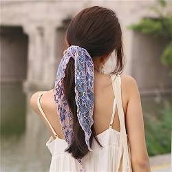 Seidenschal-Haarband Haarband mit Haarband for Damen (Color : #1, Size : 100x20cm) von SLEDEZ