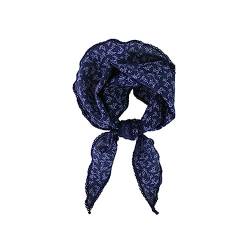 Seidenschal-Haarband Vintage Blauer Seidenschal Haarband 100x30cm von SLEDEZ