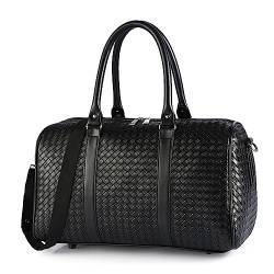 Sporttasche Herren-Damen-Tragetasche, Gepäcktasche, Turnhalle, Boarding-Tasche (Color : Black, Size : 42x20x23cm) von SLEDEZ