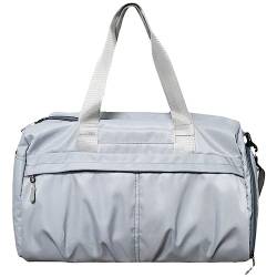 Sporttasche Multifunktionale Handgepäcktasche for Herren und Damen, Sporttraining, Fitnesstasche (Color : Gray, Size : 42x20x25cm) von SLEDEZ