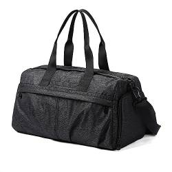 Sporttasche Nass- und Trockensporttasche for Herren, Umhängetasche (Color : Black, Size : 45x23x24cm) von SLEDEZ