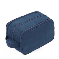 Tragbare Kulturtasche Einfache tragbare Reise-Aufbewahrungstasche for Herren (Color : Blue, Size : 24x14x15cm) von SLEDEZ